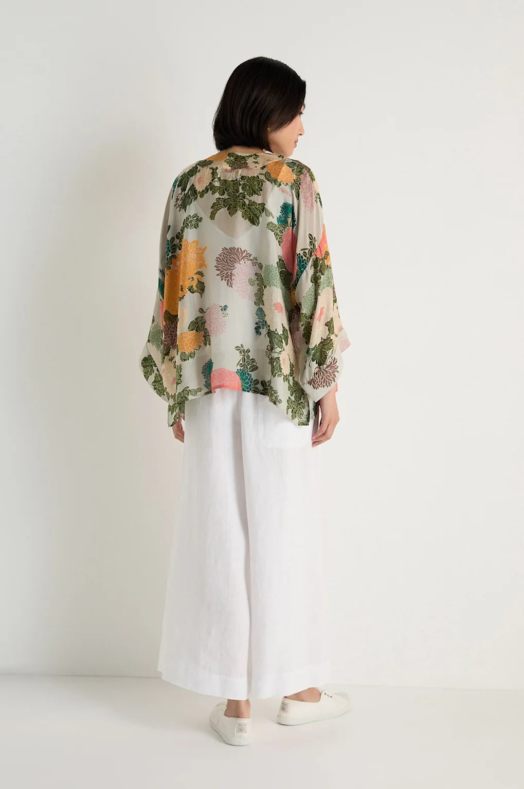 One Hundred Stars Kimono - Jacquard Putty