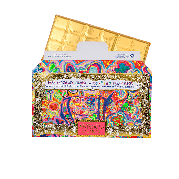 Rhino in Bloom Dark Chocolate Bar