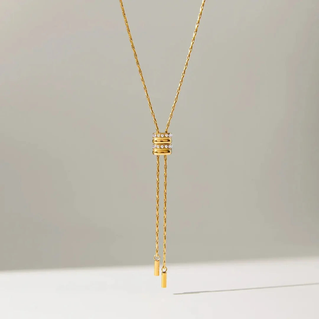 Delicate Long Tassel Necklace