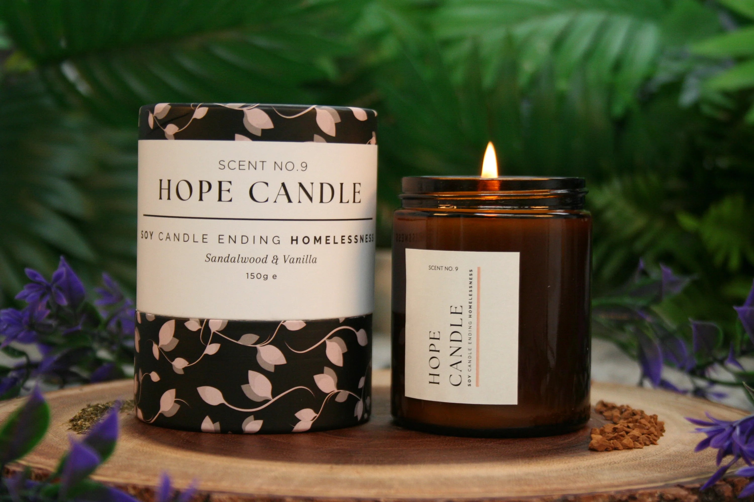 Sandalwood & Vanilla Soy Candle - 180g