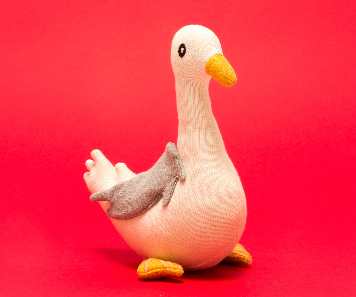 Best Years - Knitted Organic Cotton Seagull Soft Toy
