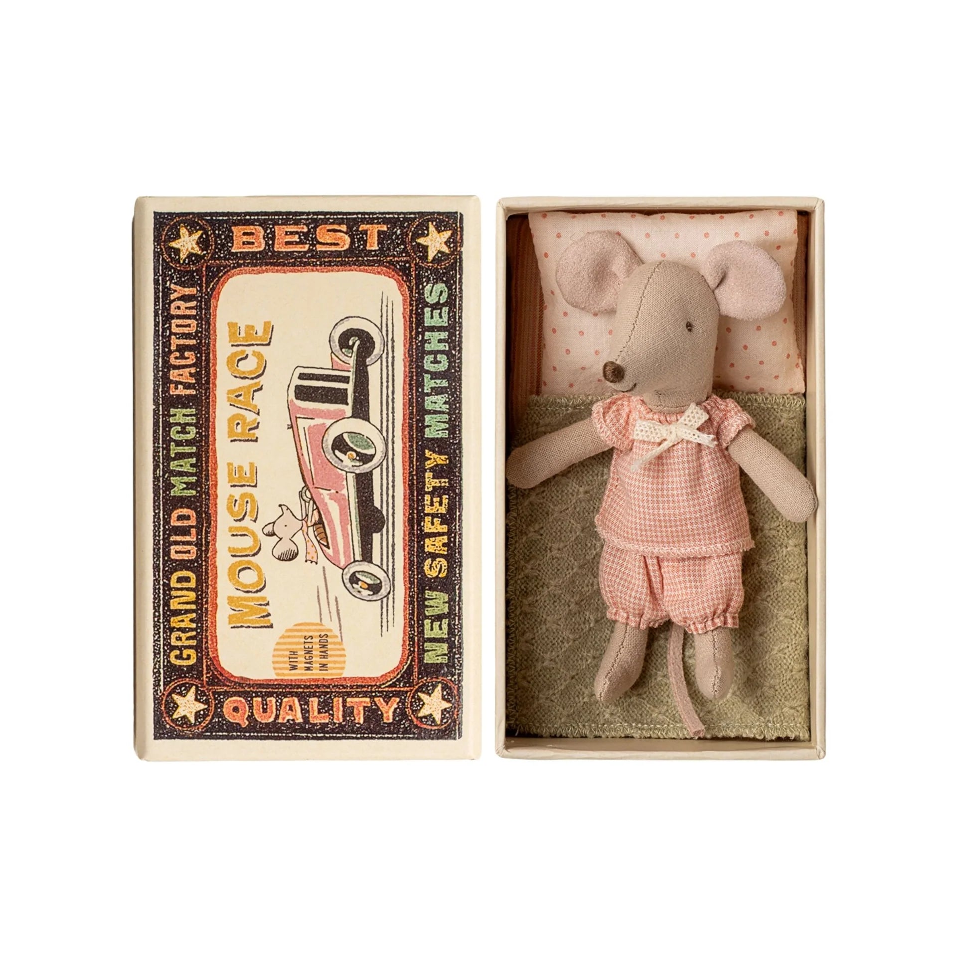Maileg - Little Sister Mouse Matchbox