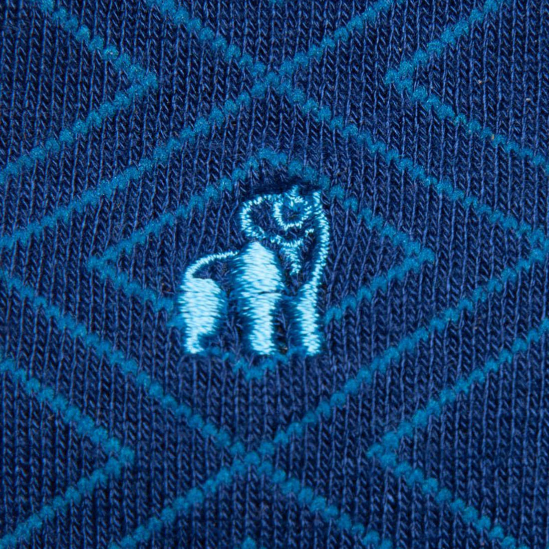 Swole Panda - Blue Diamond Bamboo Socks