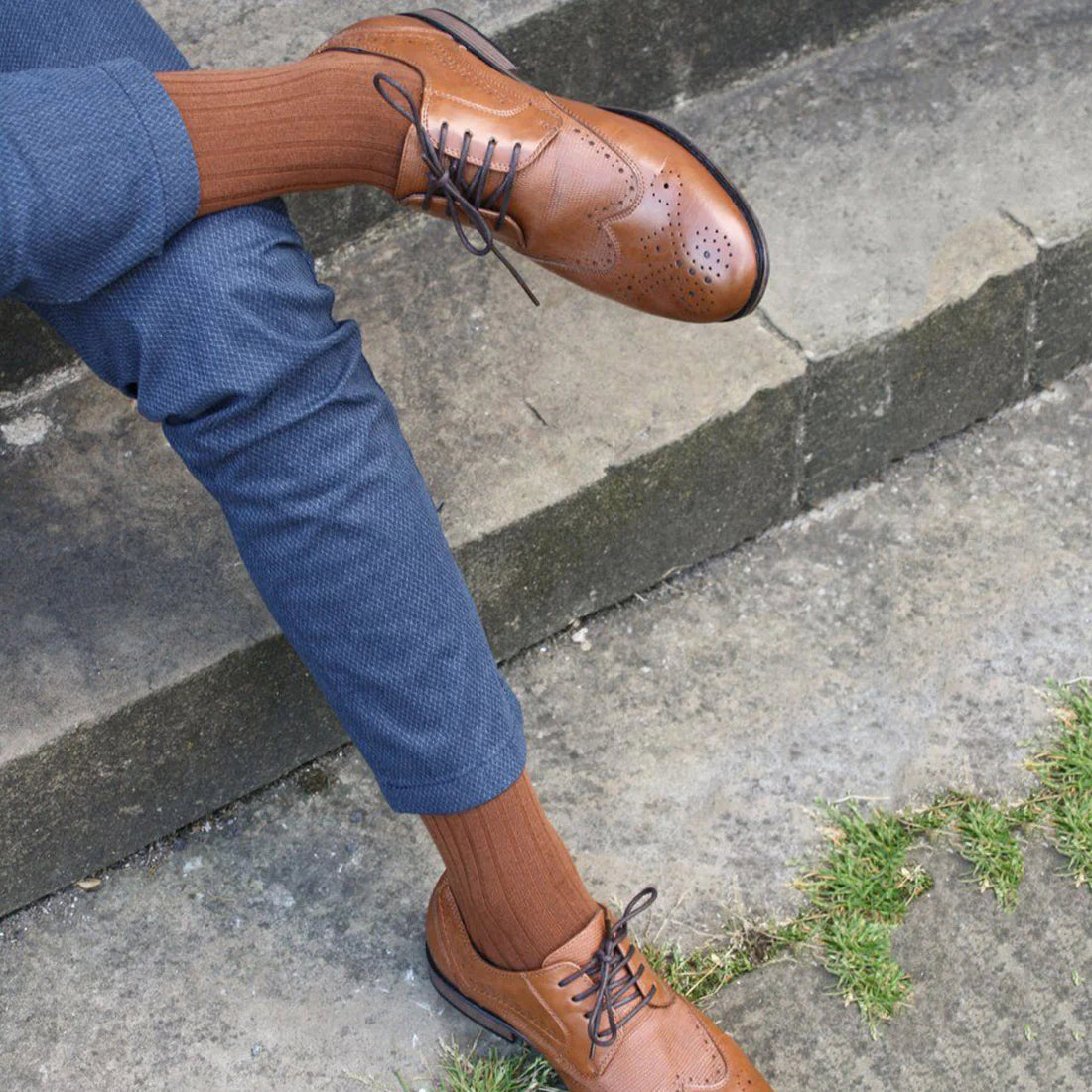 Swole Panda - Chestnut Brown Bamboo Socks