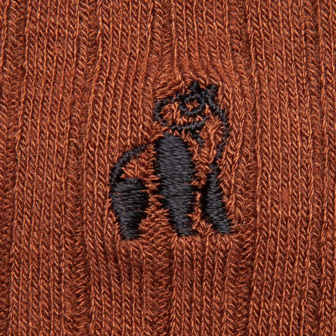 Swole Panda - Chestnut Brown Bamboo Socks