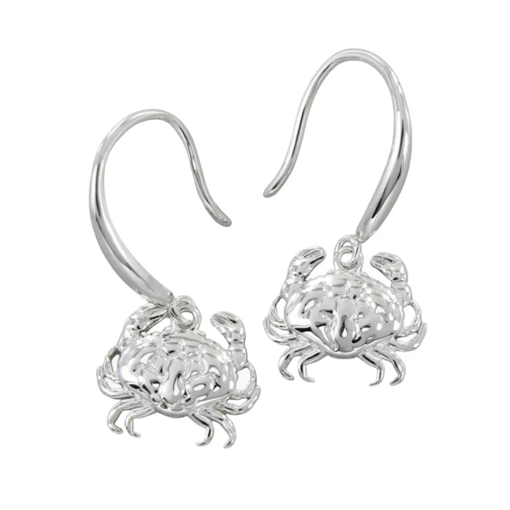 Reeves & Reeves - Sterling Silver Crab Earrings