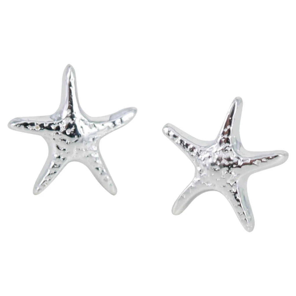 Reeves & Reeves - Sterling Silver Starfish Stud Earrings