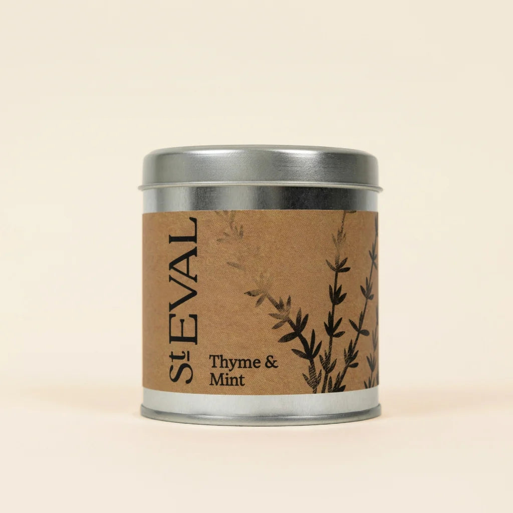 St Eval - Tin Candle - Thyme & Mint