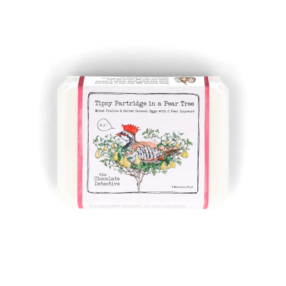 12 Tipsy Partridge in a Pear Tree Chocolate Eggs