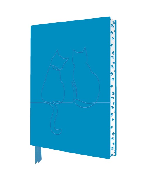 Two Happy Cats Artisan Art Notebook