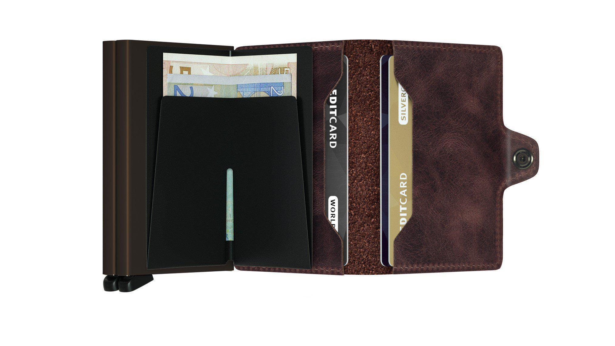 Secrid Miniwallet Twin - Vintage Chocolate