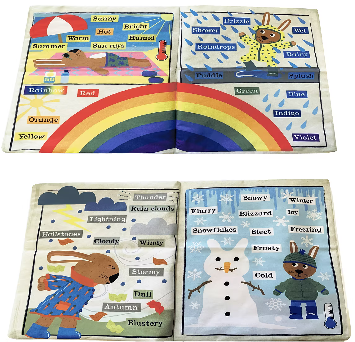 Crinkly Cloth Newspaper - All Kinds of Weather