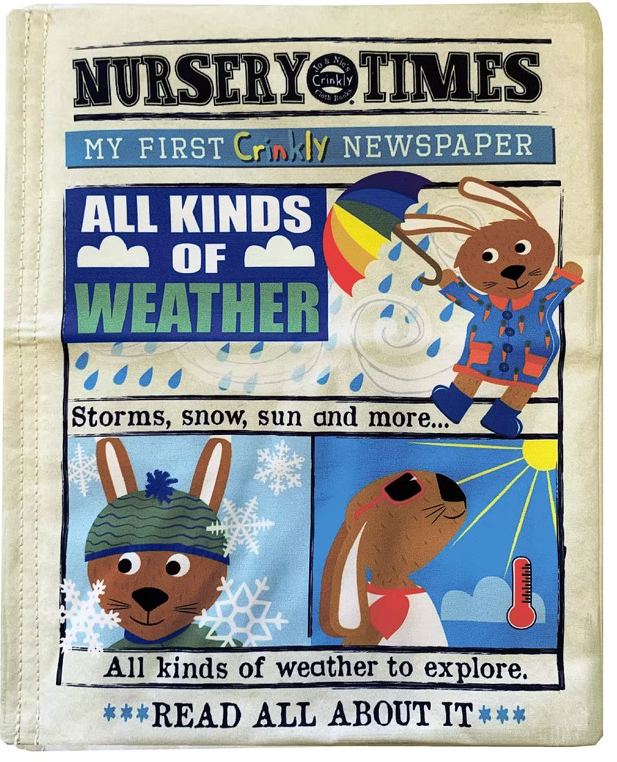 Crinkly Cloth Newspaper - All Kinds of Weather