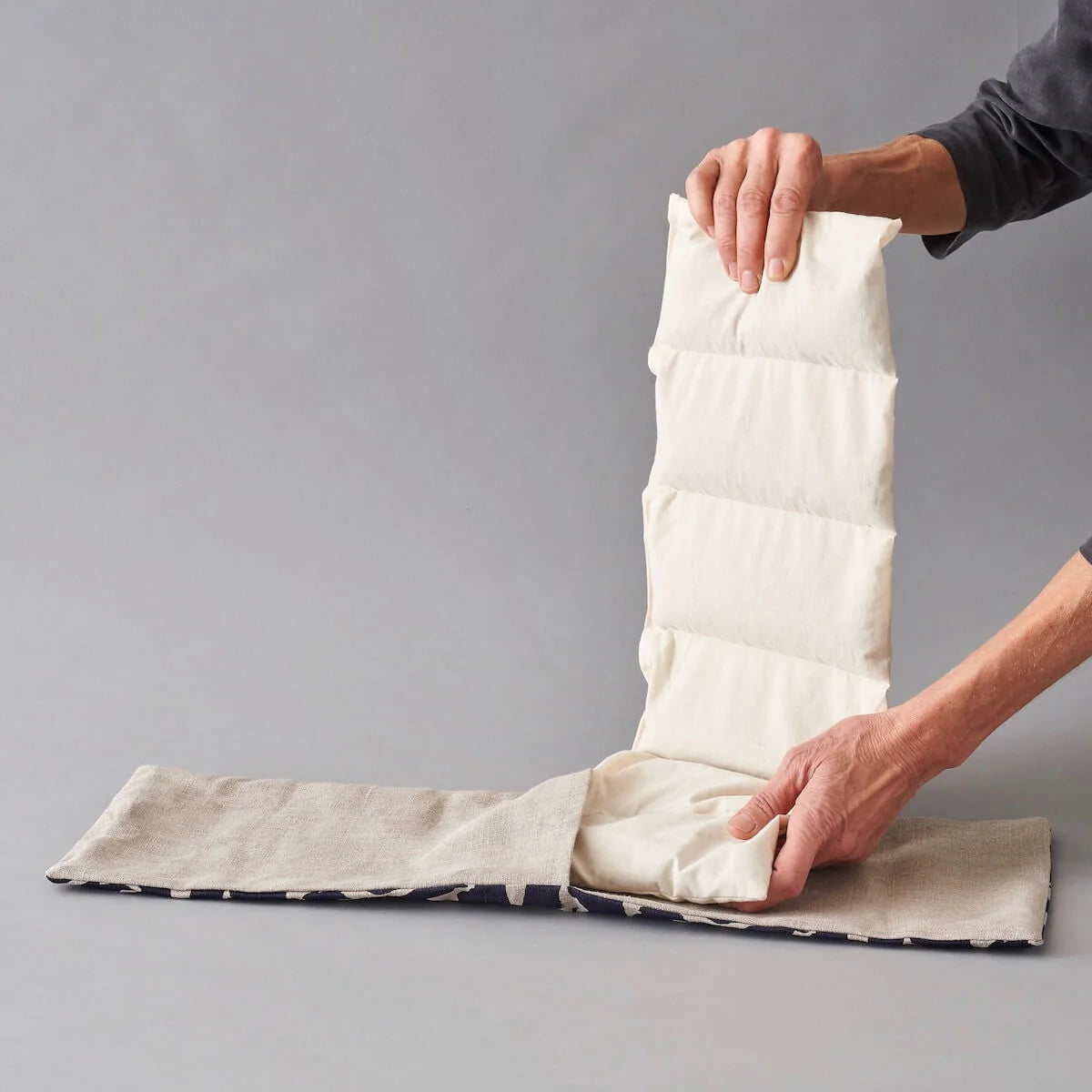 Wheat Bag - Herringbone Linen