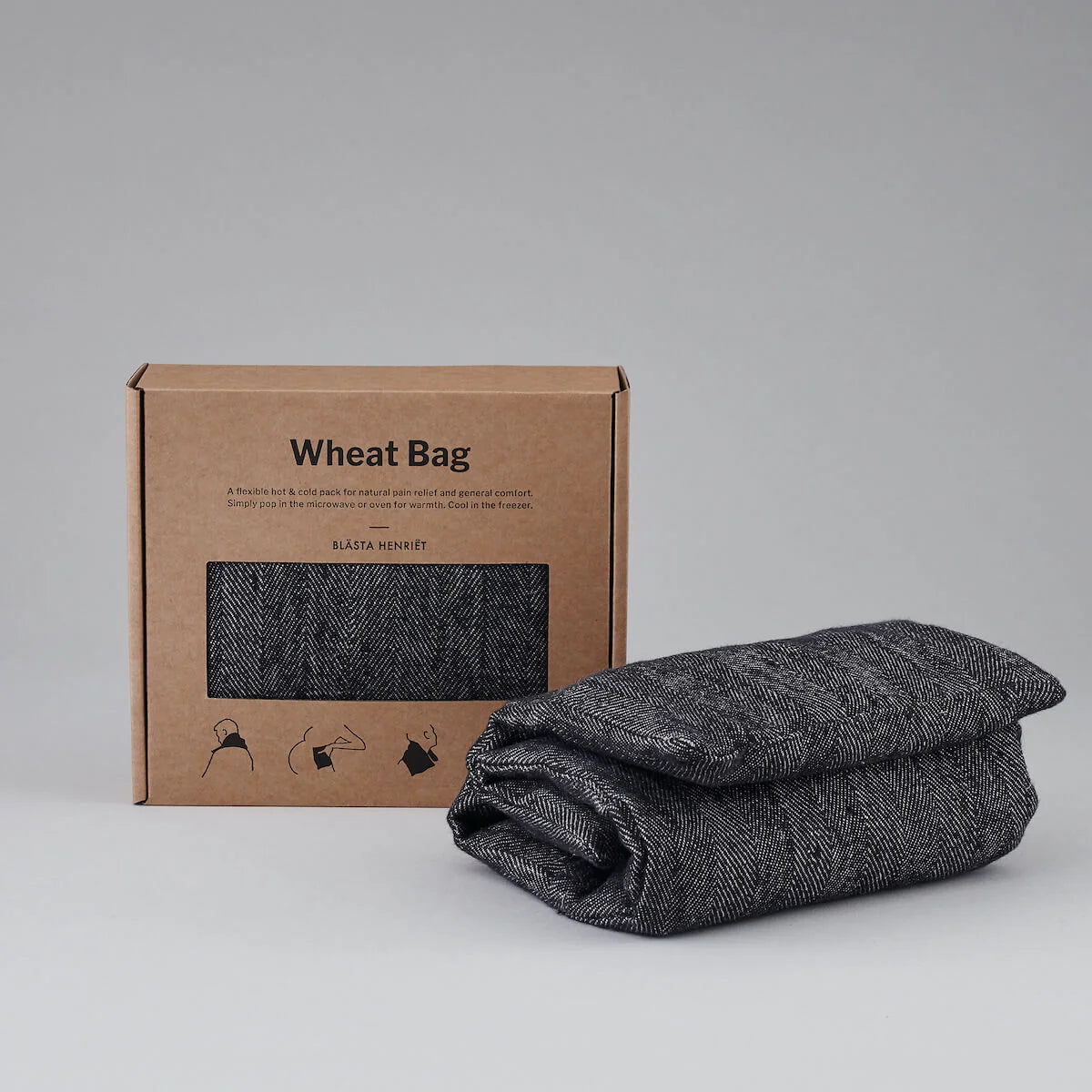 Wheat Bag - Herringbone Linen