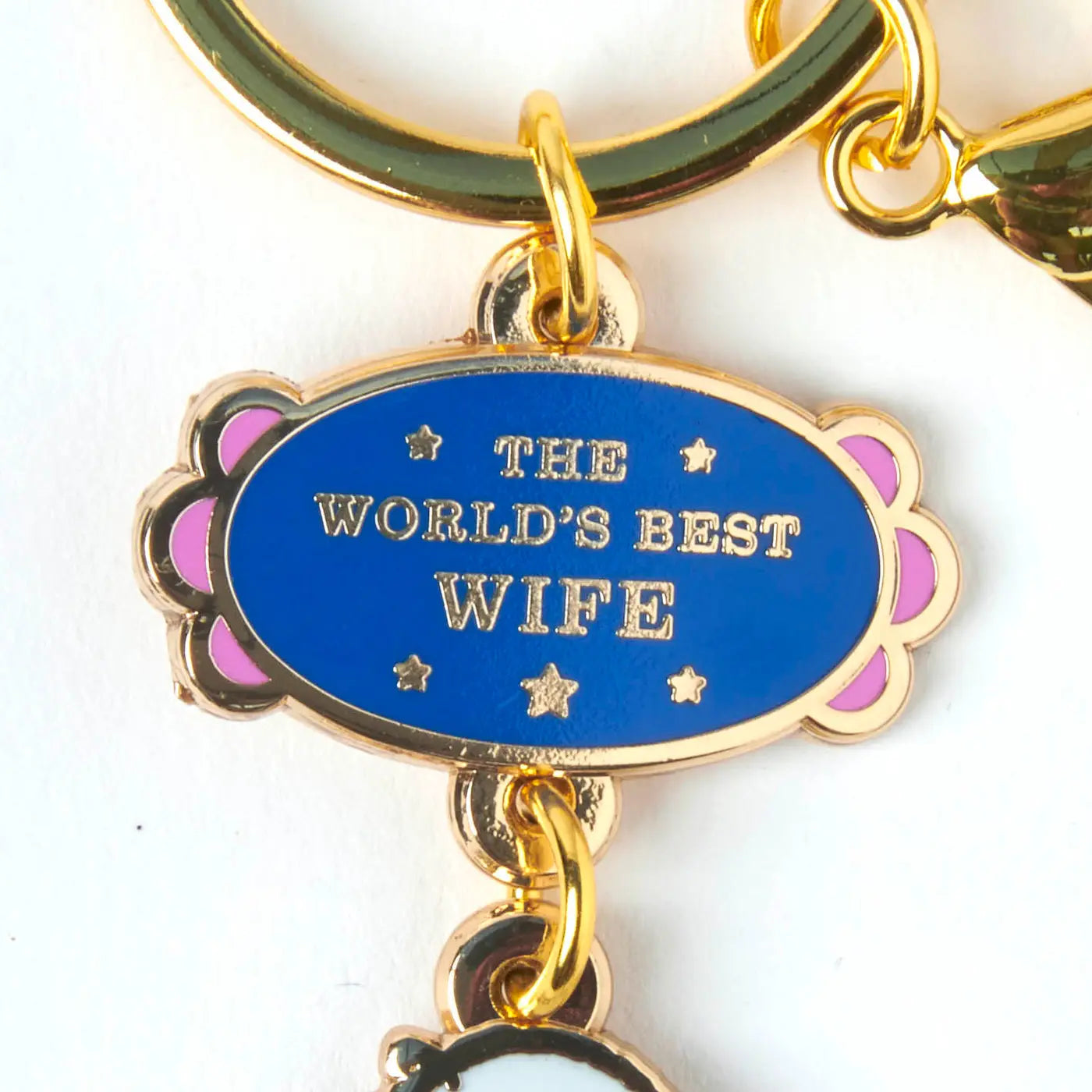 Peanuts Worlds Best Keyring - Wife