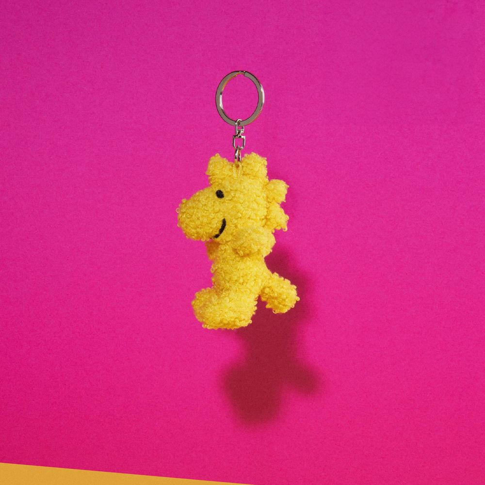 Woodstock Eco Teddy Keyring - Yellow