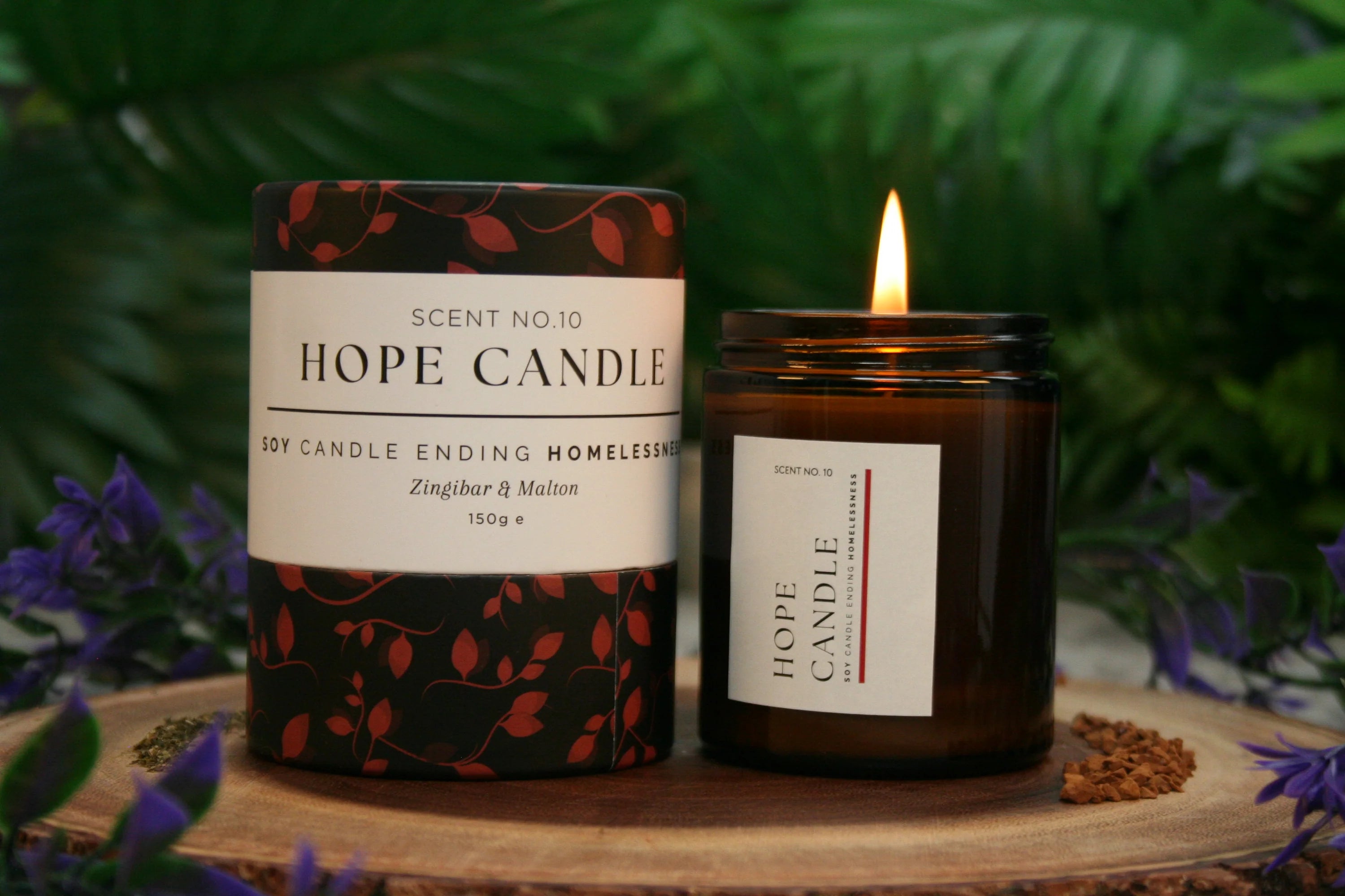 Zingibar & Malton Soy Candle - 180g