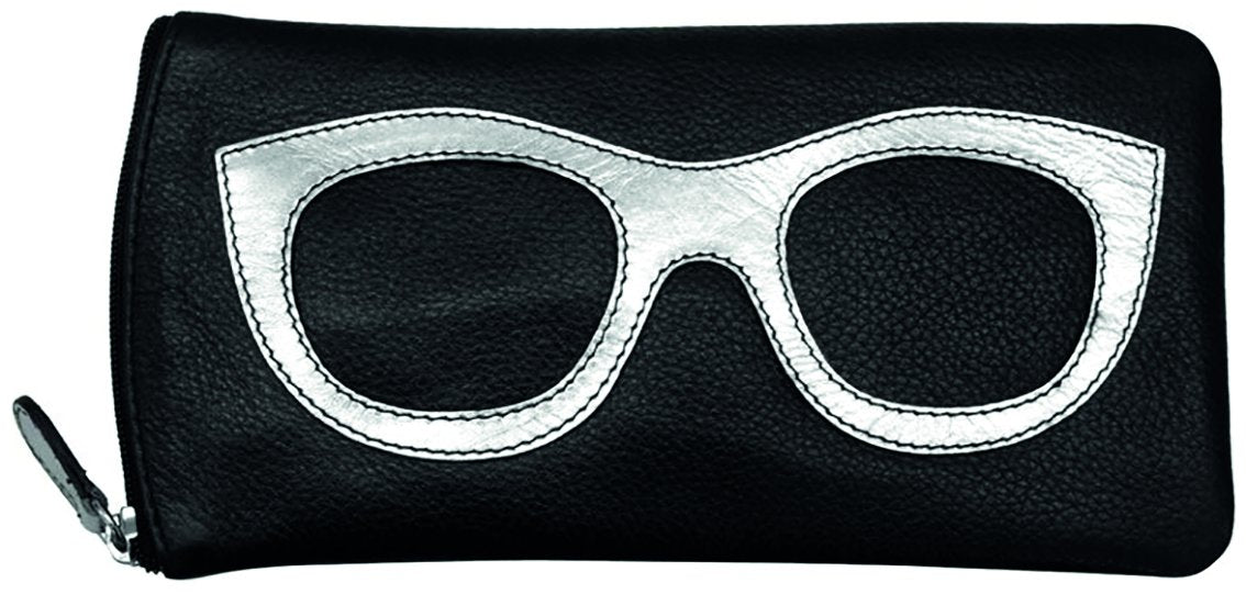 Eyeglass Case - Black Silver