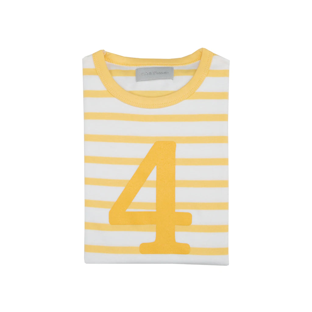 Yellow & White Striped Top - Number 4