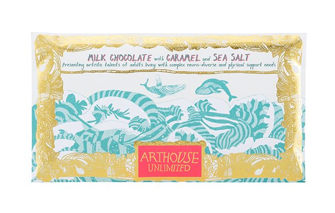 Swim with Whales Milk Chocolate with Caramel and Sea Salt