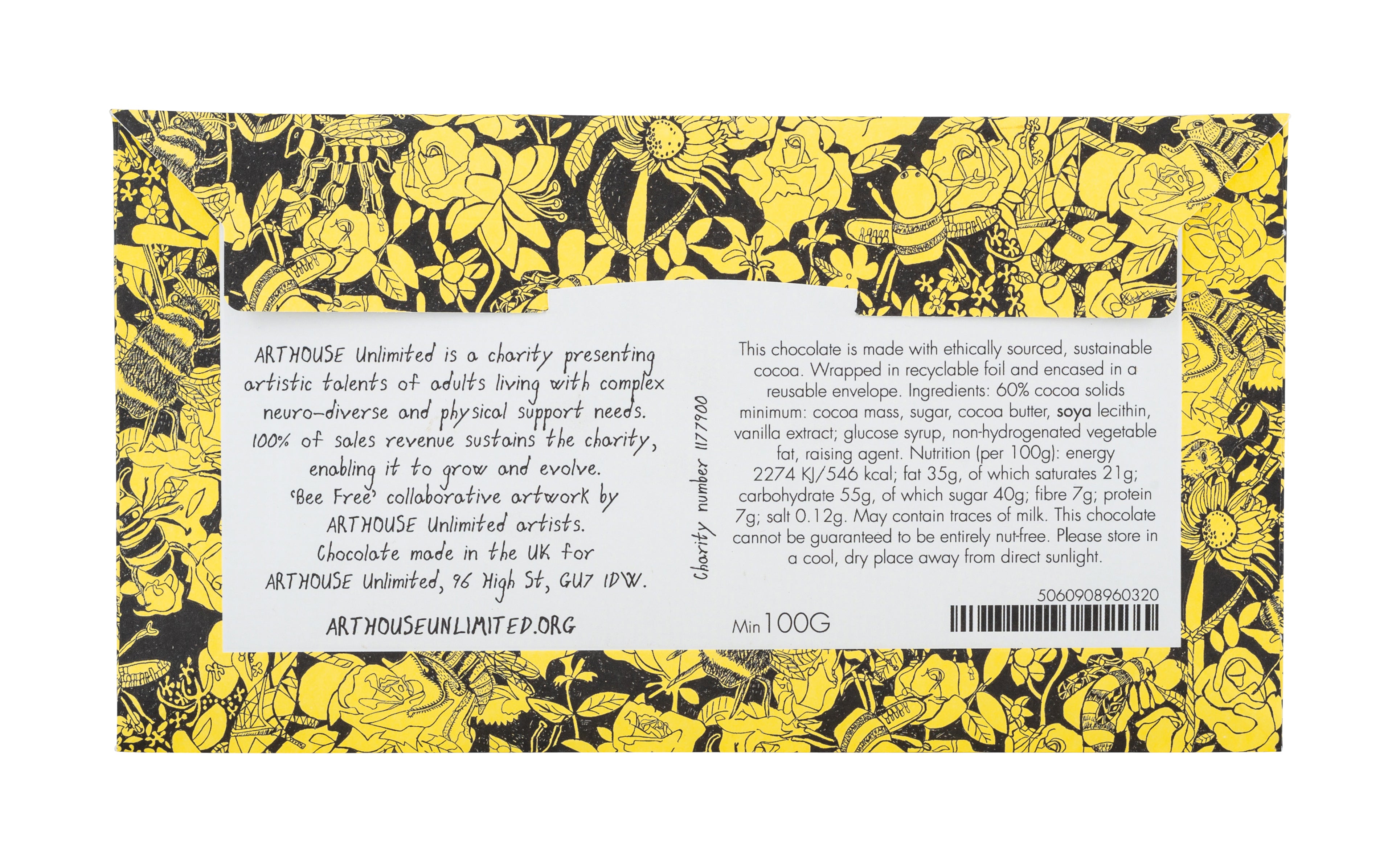 Bee Free Dark Chocolate with Honeycomb