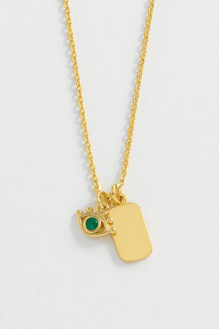 Evil Eye Necklace - Gold Plated