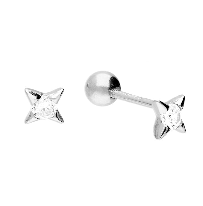 Silver Ball Studs