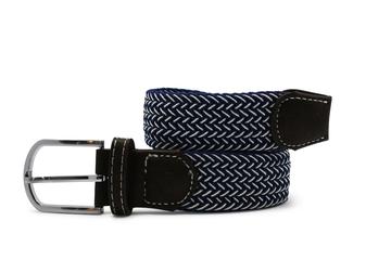 Navy Fine Weave Woven Belt