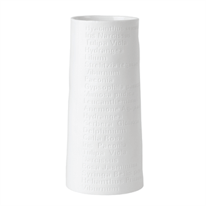 Porcelain Poetry Vase - Wide