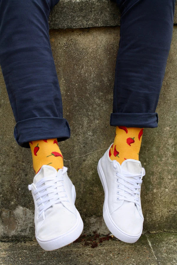 Swole Panda - Red Chilli Bamboo Socks